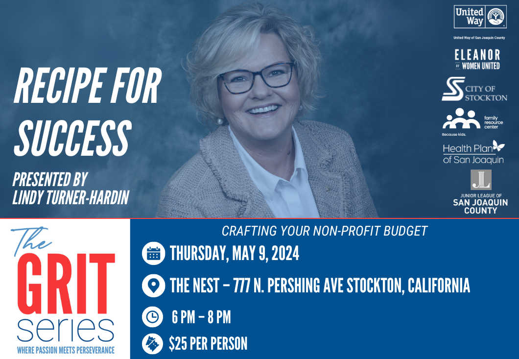 GRIT Series Seminar – Recipe for Success: Crafting Your Non-profit Budget by Lindy Turner-Hardin