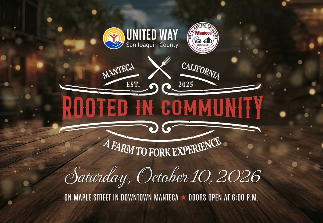 Rooted in Community Saturday, September 10, 2026 on Maple Street in Manteca